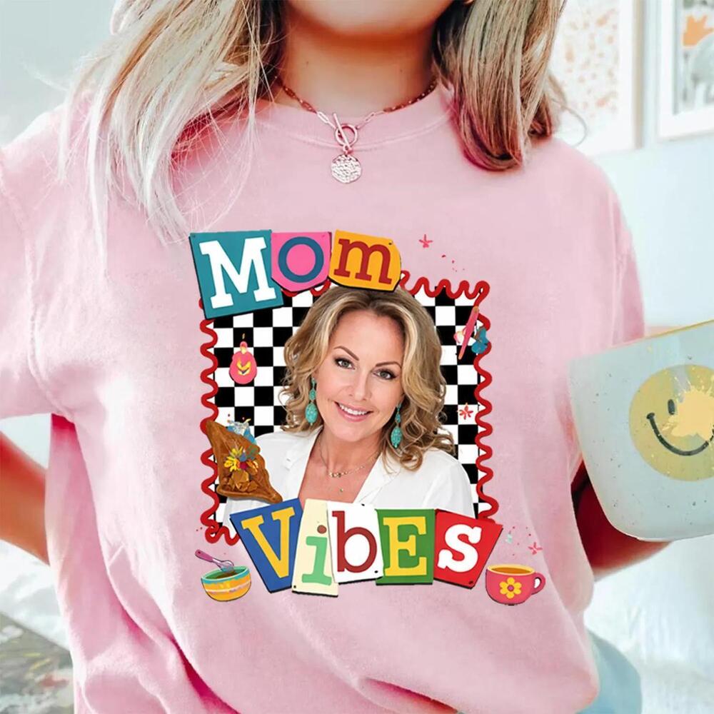 Photo Mom Vibes T Shirt, Mothers Day S Tee